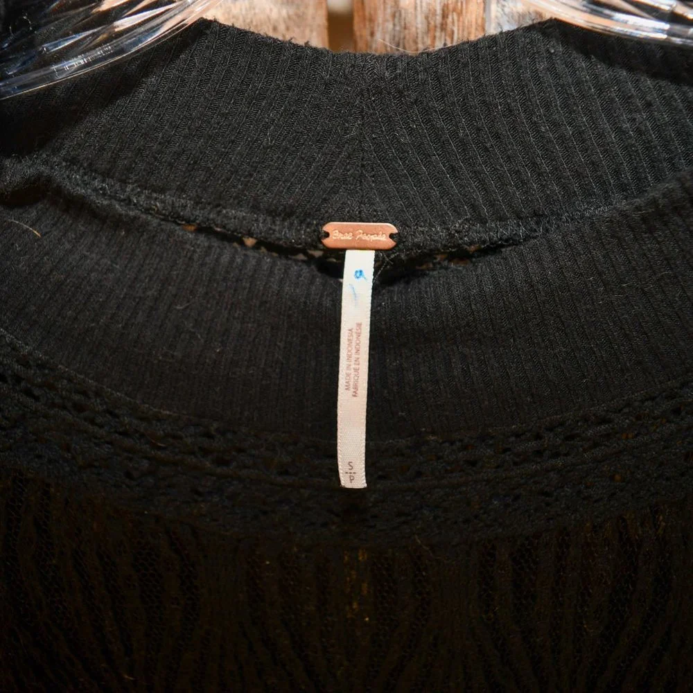 Free People Spring Valley Top - Black